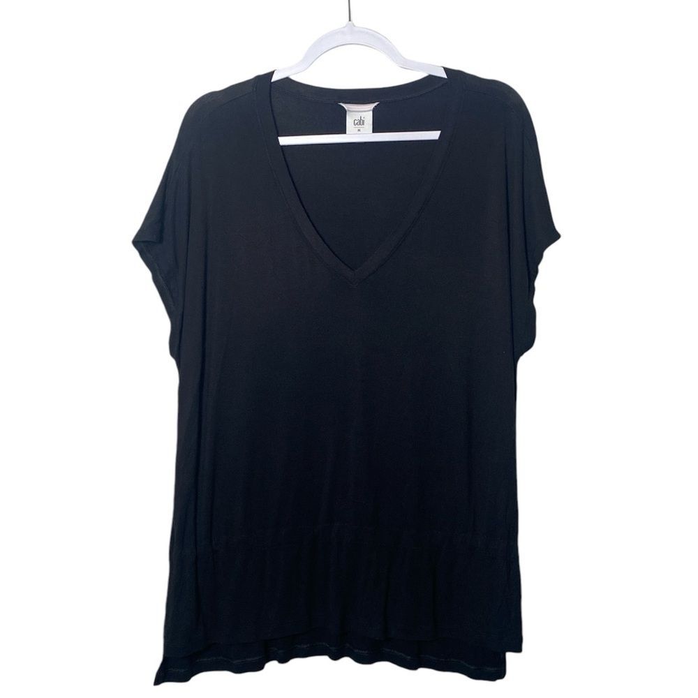 Cabi Atc Formal Tee Drawstring Bottom In Black Wo… - image 3